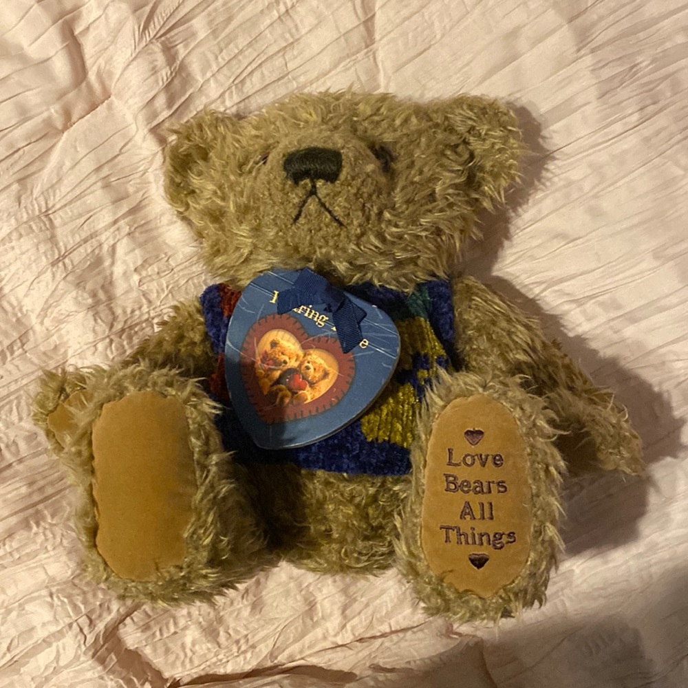 Bearing love bear 2001 with book